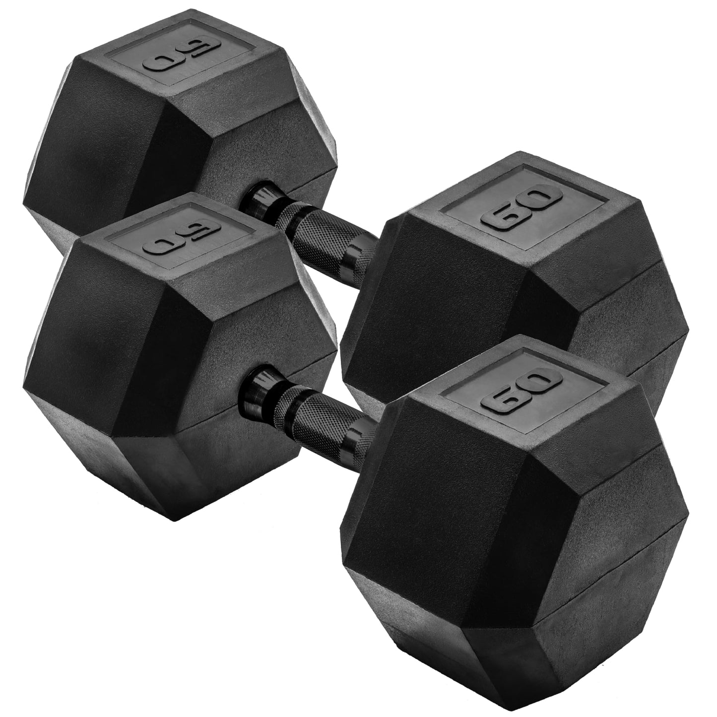 CAP Barbell 10 LB Coated Hex Dumbbell Weight Pair with Black Handle