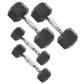CAP Barbell 10 LB Coated Hex Dumbbell Weight Pair with Black Handle
