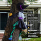 POPGIFTU 64" Large Crashing Witch into Tree Halloween Outdoor Decoration