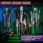 JOYIN 3-Pack Hanging Skeleton Ghosts