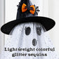 2-Pack Halloween Ghost Decorations with Remote-Controlled String Lights